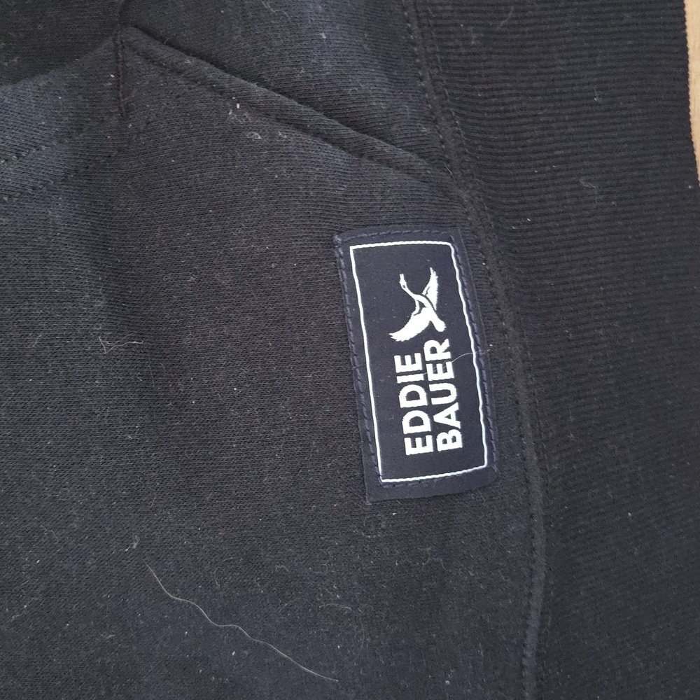 Eddie Bauer Faux Shearling Lined Hoodie - Picture 2 of 5